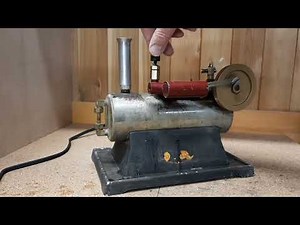 first steam of an IND-X Electric Steam Engine, built from parts of two examples.