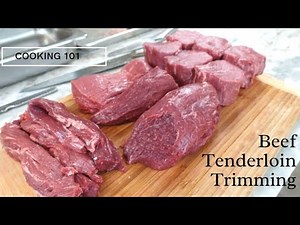 Learn to Clean A Whole Beef Tenderloin