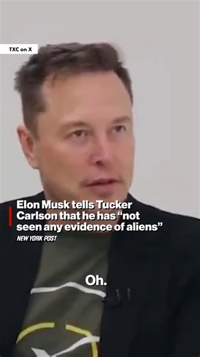 Elon Musk sat down for an interview with Tucker Carlson and weighed in on what he believes is the true reason behind the UFO sightings across the US. | New York Post