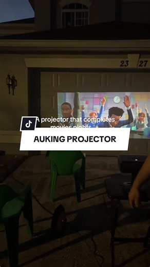 800 ANSI lumens for a bright, clear picture, a screen bigger than a 75” TV, 4K support for sharp visuals, and Netflix certification for easy streaming—this projector upgrades movie nights indoors or outdoors. #aukingprojector #projector #movienight #tiktokshopjumpstartsale #tiktokshopcreatorpicks