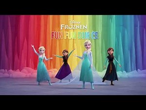 Elsa’s Rainbow Fun Dance Song 1 | Frozen Elsa Colorful Kids Dance & Sing-Along 🌈❄️💃🎶✨