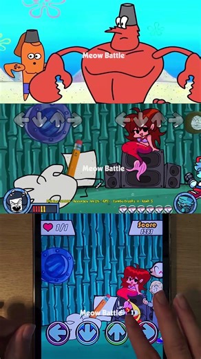 FNF Bikini Bottom But DoodleBob Vs 67 Meme - FNF Mobile Gameplay - Friday Night Funkin'