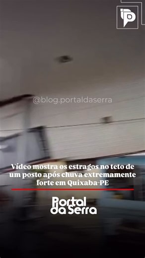 Portal da Serra do Teixeira on Instagram: "Um vídeo registrado por moradores mostra os estragos provocados pela chuva extremamente forte que atingiu Quixaba na tarde desta sexta-feira, 6. A ventania derrubou parte do teto de um posto de combustível, deixando a estrutura destruída e espalhando materiais pela área. A força do vento também arrancou placas e provocou a queda de árvores em diferentes pontos da cidade. As imagens evidenciam o impacto do temporal, que assustou os moradores e deixou tre