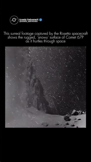 ☄️ Snowing On Comet? Rosetta Footage