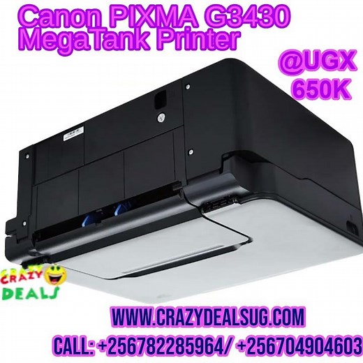 Canon PIXMA G3430 Wireless Colour 3-in-1 Refillable MegaTank Printer
