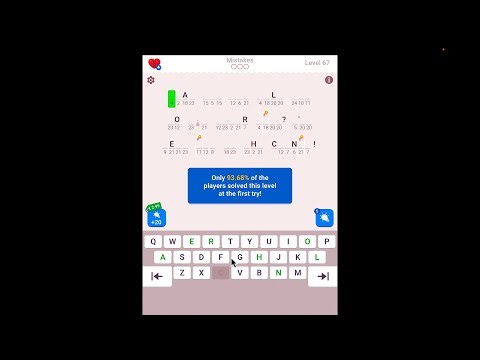 Cryptogram: The Solution For Level 67! - Word Brain Puzzle