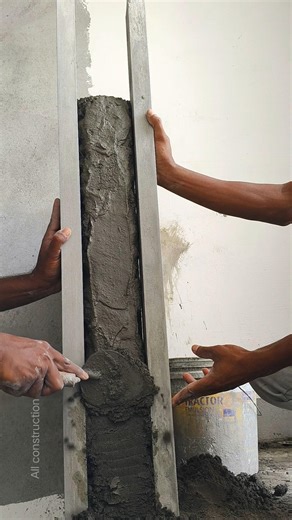 Mason’s Secret: Easy Corner Plastering Trick 🔥 #shorts