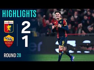 Genoa vs Roma | 2-1 | Highlights | Serie A 2025/26 | genoa roma