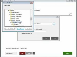 Advanced file selection with reaConverter