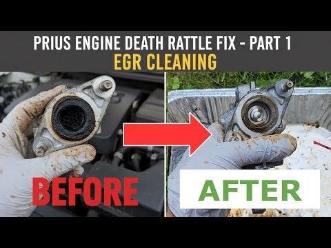 Fixing Toyota Prius Engine Rattle Noise! (Part 1: EGR System)
