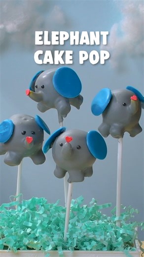 So Yummy on Instagram: "Elephants never forget a cute cake pop! 療"