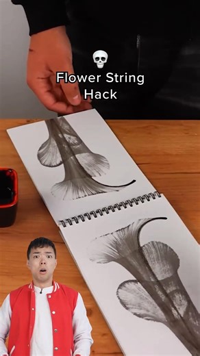 String Flower Art ( Interesting Flower Art Tutorial) #shorts