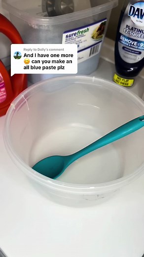 Classic Blue Laundry Paste with Tide, Ariel, and More | ASMR