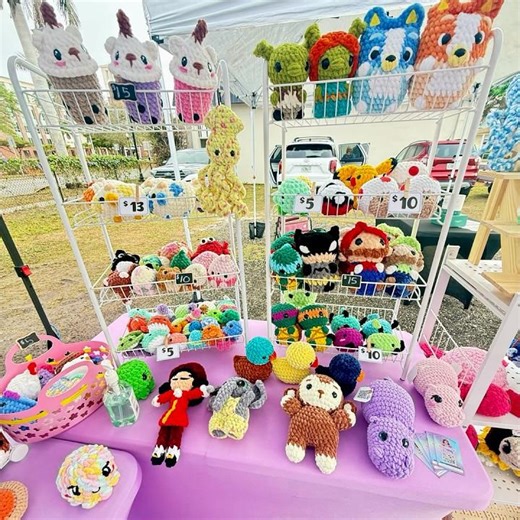 Rainy day market recap - Crochet Market Vendor #crochet