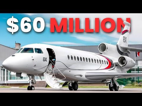 Inside the $60M Dassault Falcon 8X — The Most Luxurious Private Jet