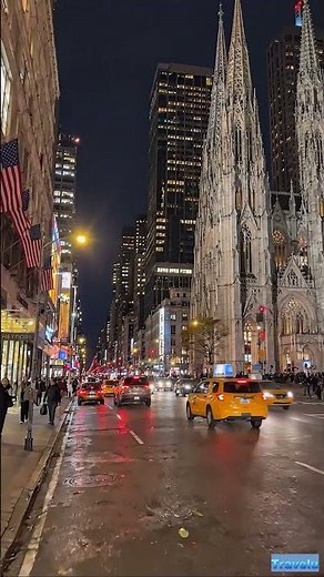 New York City, Manhattan nightlife, street walks, #travelvideos #