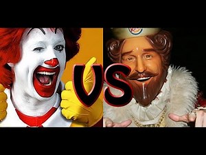 Ronald McDonald vs The Burger King Epic Rap Battles