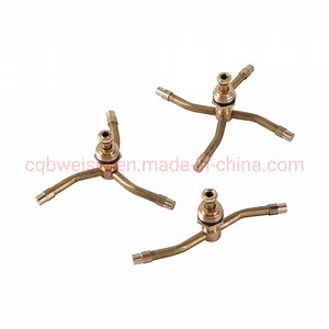 [Hot Item] 360degree Brass 2/3/4 Arms Nozzle Rotary Irrigation Vortex Rotating Sprinkler