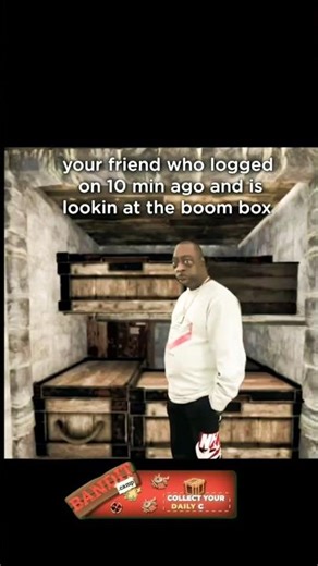 your friend who logged on 10 min ago and is lookin at the boom box " 🤯 #Rust #Shorts #rustgame