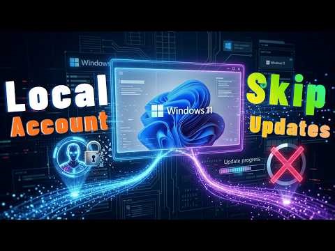 Skip Microsoft Account AND Windows Update During Setup