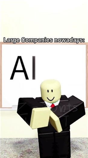 “The new Professional AI assistant” | #roblox #relatable #meme