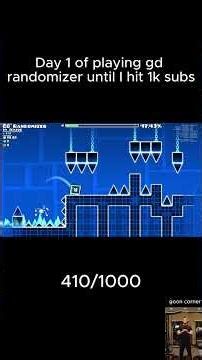 day 1 of playing gd randomizer until i get 1k subs #gd #geometrydash