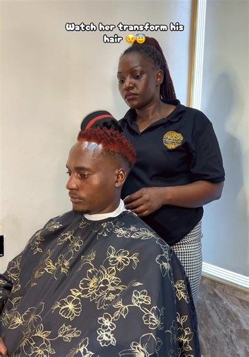 Transforming Men's Hair with Female Barbers
