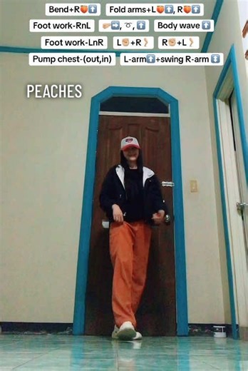 Another Dance trend!!😊 dc ctto #dancetutorial #peaches #dancetrend #viraldance