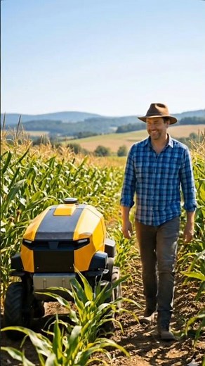 Smart Farming Robot in Action | Modern Agriculture Technology