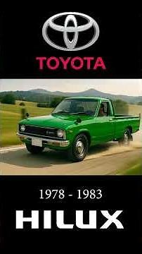 Toyota Hilux Evolution (1968–Today) 🛠️ Unbreakable Legend