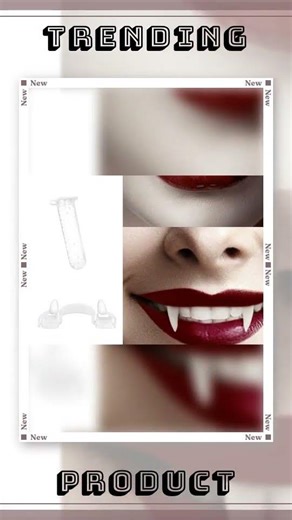 Vampire Teeth Kit – Halloween Gift & Cosplay Prop