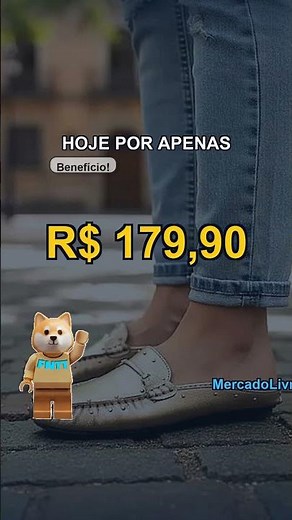 PRECO BOM: Mocassim Mule Feminino Couro R$179,90 #Shorts