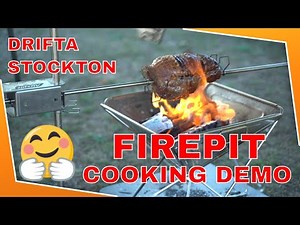 Drifta Stockton Firepit Cooking Demo