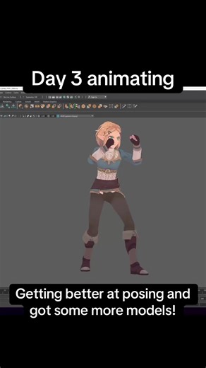 The link pose turned out SOOO good #fyp #animation #maya #zelda #derpixon