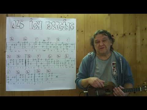 Fingerstyle UKULELE Lesson #354: ALS ICH FORTGING (Dirk Michaelis/Karussell)