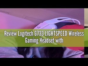 Review Logitech G733 LIGHTSPEED Wireless Gaming Headset with Suspension Headband, LIGHTSYNC RGB, Blu