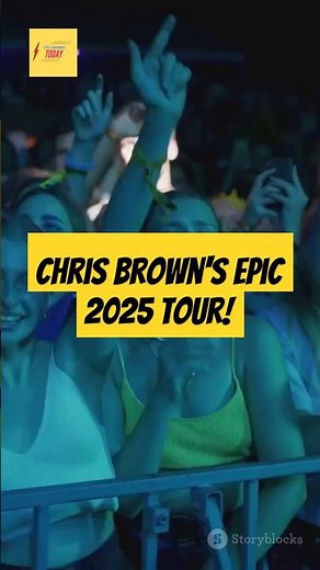 Chris Brown's Epic 2025 Tour! #chrisbrown #concert2025 #livemusic