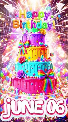Happy Birthday June 6 🎂 May Your Day Be Filled with Smiles and Love