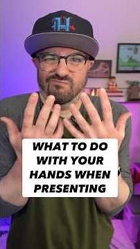 Hand gestures 101 for public speaking or presenting