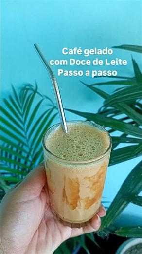 Café Gelado com Doce de Leite #passoapasso #receitas #confeitaria #tendencia #cake #fypシ #food #cafe