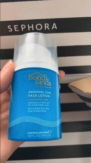 Unboxing & Review of Bondi Sands Gradual Tan Face Lotion From Sephora