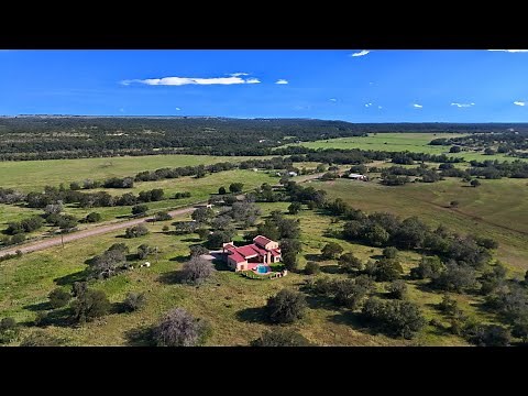 Acreage Property, Hacienda Style Home, For Sale in Burnet County Texas