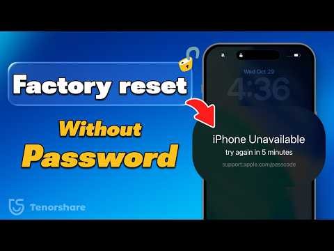 Forgot iPhone Passcode? Factory Reset Without Password (2026)