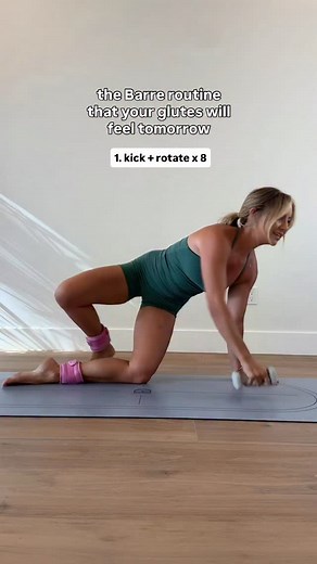 The Barre booty routine that you’ll be feeling tomorrow! 🔥 Do two rounds, on each side. 🍑 Join our worldwide Barre and Pilates community, @barredefinition! START with our super popular 28-day beginner plan, or challenge yourself with the 90 Day Barre program that takes you from beginner to advanced, or jump into the daily schedule. Workouts are follow along, 20-30 minutes, and minimal equipment. Feel the difference and watch how your workouts become your favorite part of your day. ❤️ | ActionJ