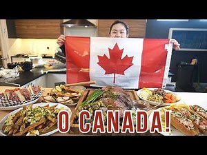 I Cooked The BIGGEST CANADIAN FEAST To Welcome Home My Wife To CANADA