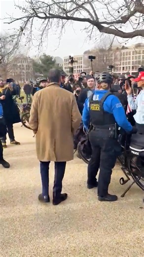 Long Island Rep. Tom Suozzi waded into a hostile crowd outside the US Capitol on the fifth anniversary of the January 6 riot, blasting the demonstrators over crimes and pardons caught on camera. | New York Post