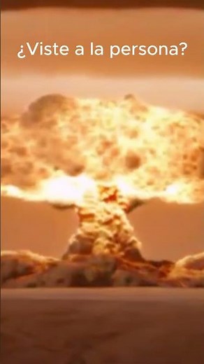 Así es la explosión de una bomba atómica