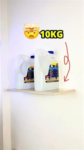 How to Make & Install a DIY Floating Shelf (Hidden Screws) #shorts