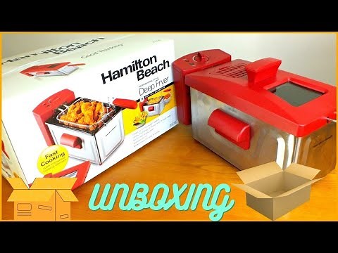 HAMILTON BEACH DEEP FRYER: UNBOXING & SET UP