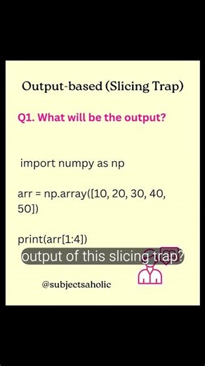 Numpy Interview | L2 Question 1 | Slicing Trap #numpy #machinelearning #dataanalytics #datascience